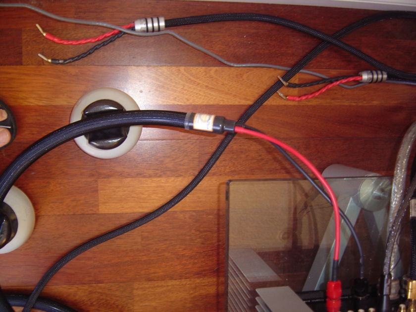 2.5 meter 2012 Purist Audio  Musaeus Loudspeaker cable  Spade