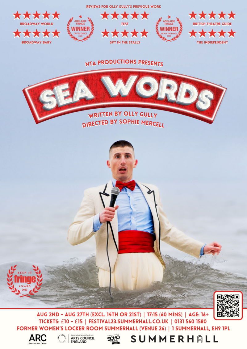 The poster for Sea Words