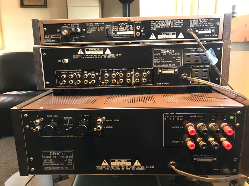 Denon POA-1500 Set w/ PRA-1000! Trade for For Sale | Audiogon