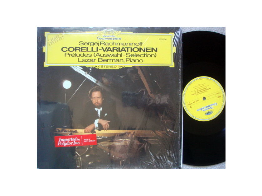 DG / Rachmaninoff Corell Variations, Preludes, - BERMAN, MINT, Promo Copy!