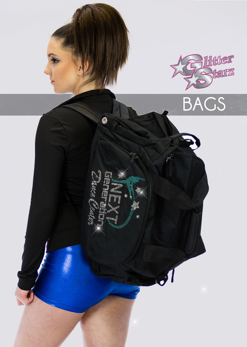 shop glitterstarz custom bling bags backpack with rhinestone team logo for cheer dance