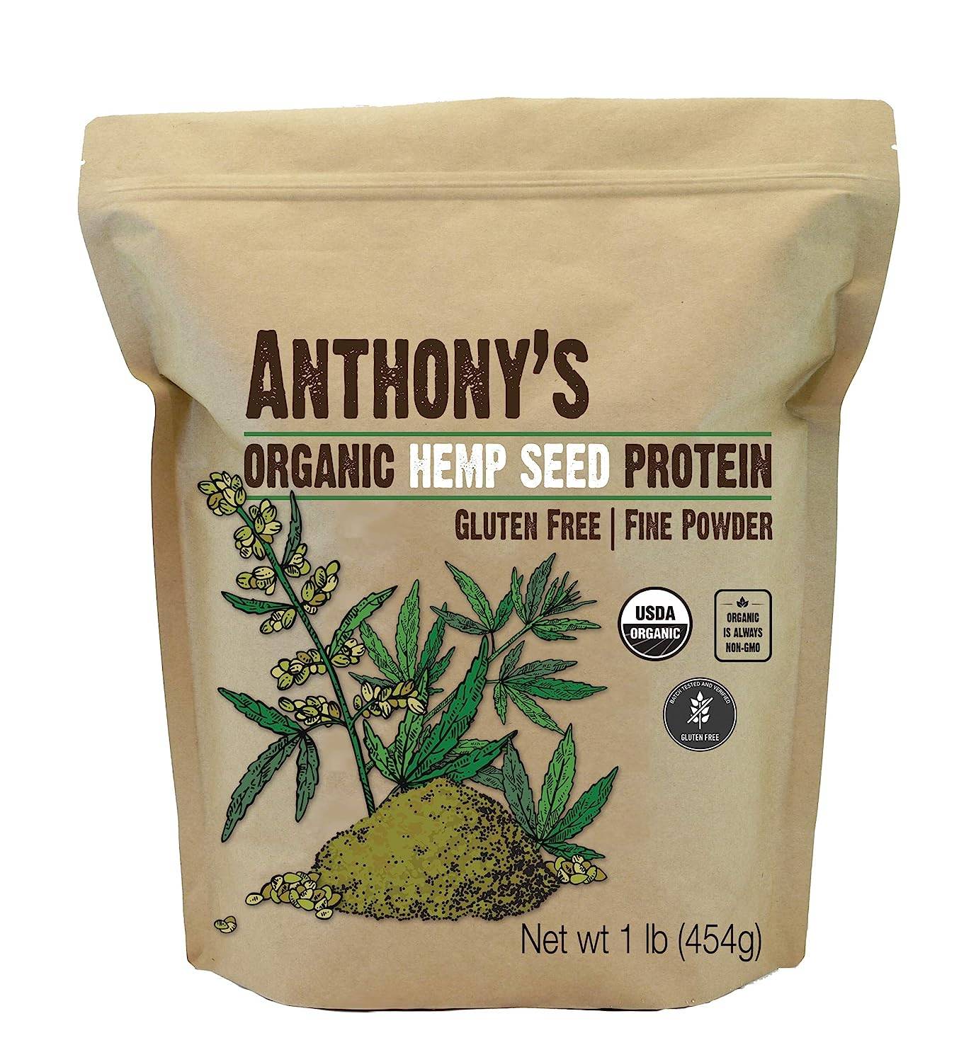 Anthony's Organic Hemp Seed Protein
