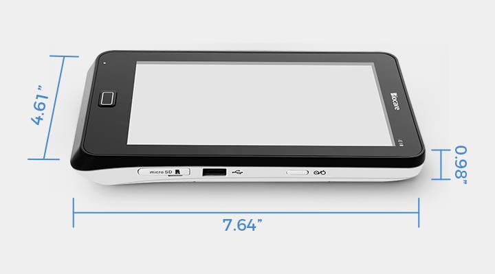 Dispositivo ECG portatile a 12 derivazioni di piccole dimensioni e leggero