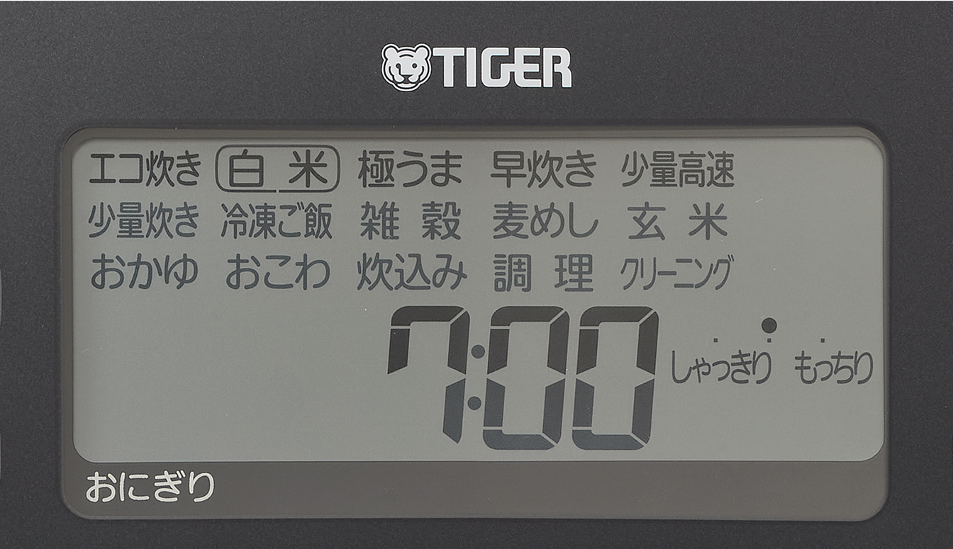 大型クリア液晶