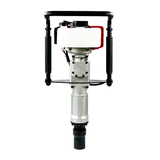 Gas Powered T Post Driver, 52cc 2-Stroke T-Post Driver Pile Push Fence with 2 Post Driving Head