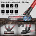 MOOSOO vacuum cleaner 180° flexible LED brush