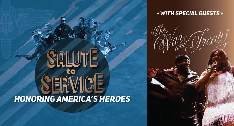 The U.S. Air Force Band presents A Salute to Service: Honoring America's Heroes with The War and Treaty