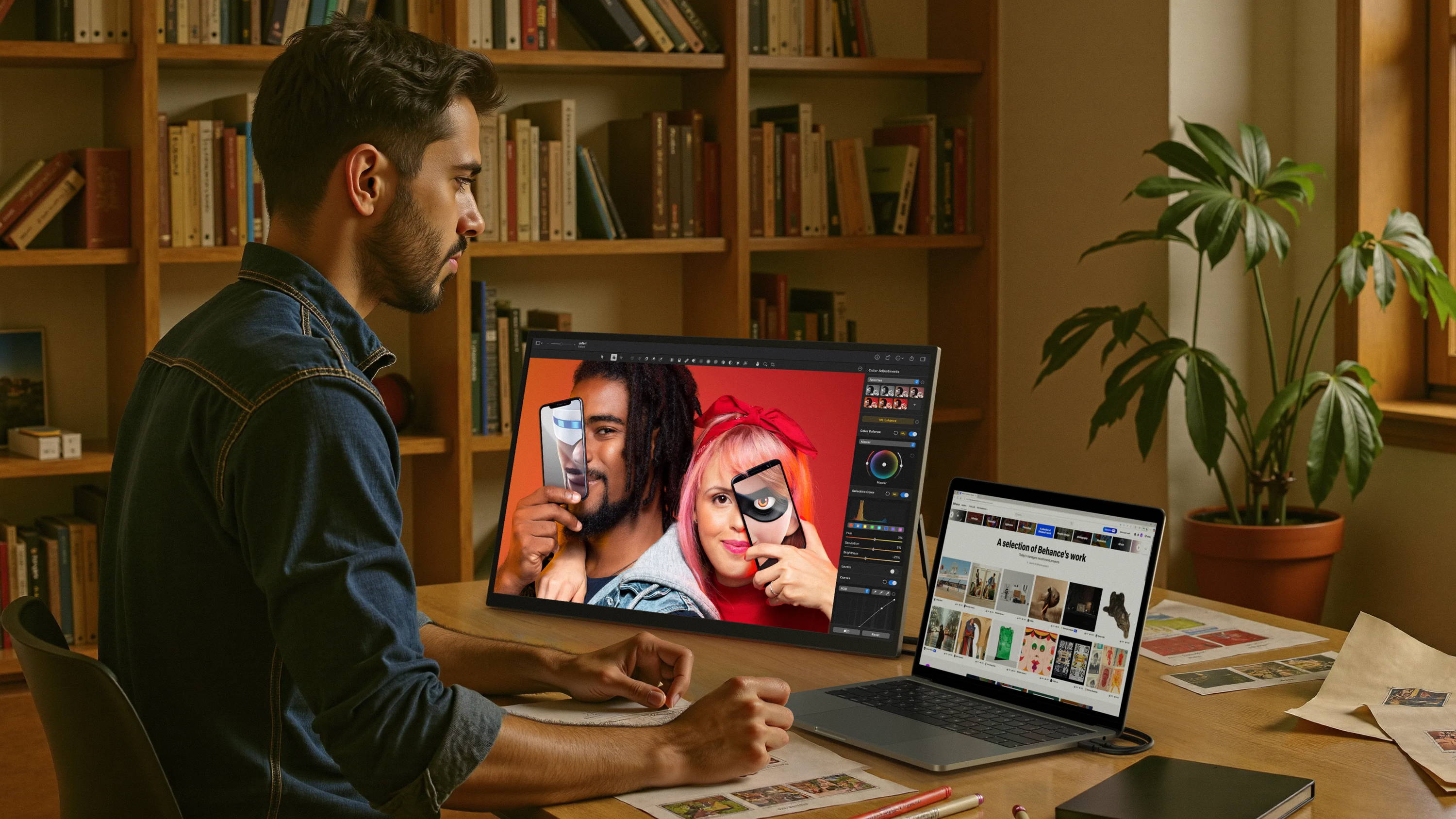 UMax 23 - 23.8 Inch 100Hz Computer Monitor 1080P HDR Mountable Display