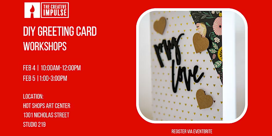 DIY Greeting Card Workshops promotional image