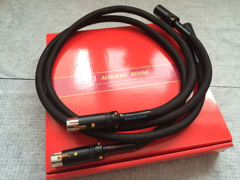 Acoustic Revive XLR-1.0PA Ⅱ PCOCC-A Single-Core Cable with 1.4×1.8mm Conductors (1meter)