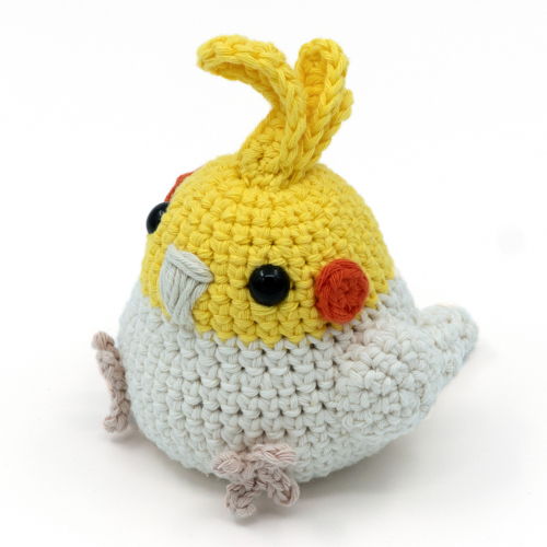 Amigurumi Valkparkiet