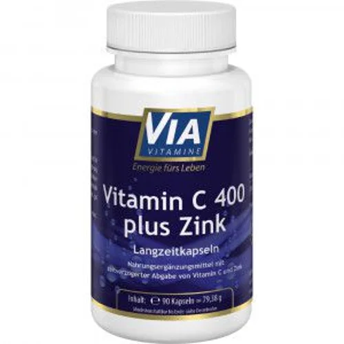 Vitamine C 400 + Zinc Gélules Longue Durée