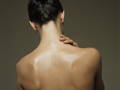 Model's back