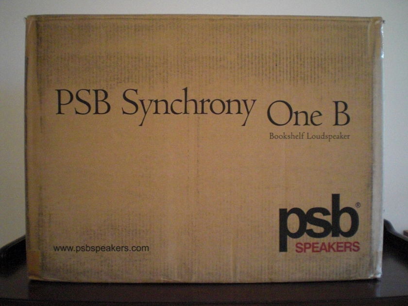 PSB Synchrony One B Bookshelf Speakers (Dark Cherry) - Free shipping!