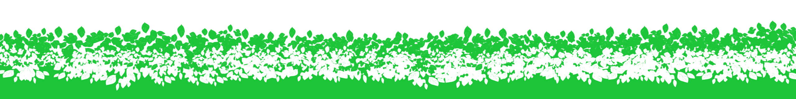 Green and White overlapping Leaf Pattern