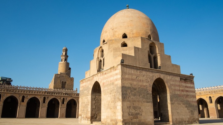 The Mosque of Ibn Tulun is a stunning architectural masterpiece and is the largest mosque in Cairo