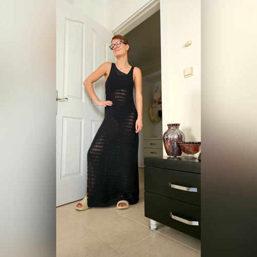 The maxi dress - crochet pattern