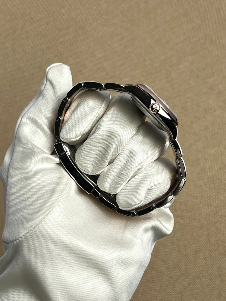 MoP Dial with Diamonds Oyster Bracelet Box and Papers 2024, image 2