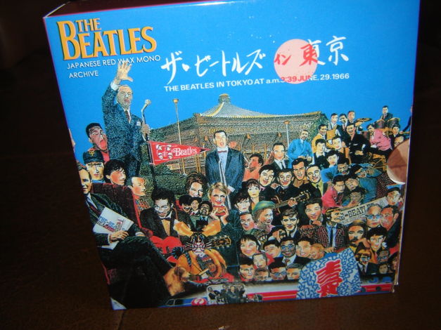 BEATLES DR EBBETTS MINI CD BOX SET - JAPANESE RED WAX M...
