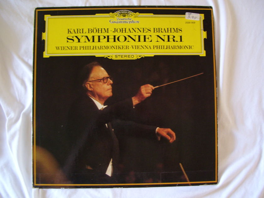 Brahms Symphony # 1 - Dr. Karl Bo"hm Vienna Philharmonic  DGG