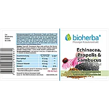 Echinacea, Propolis und Sambucus Tropfen, Tinktur 50 ml
