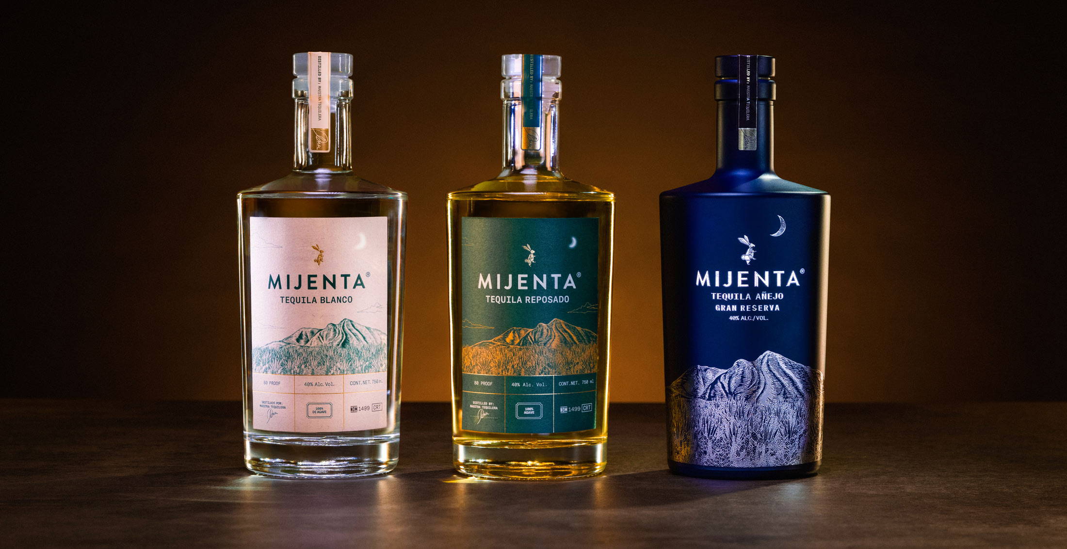 Mijenta Blanco, Reposado and Añejo