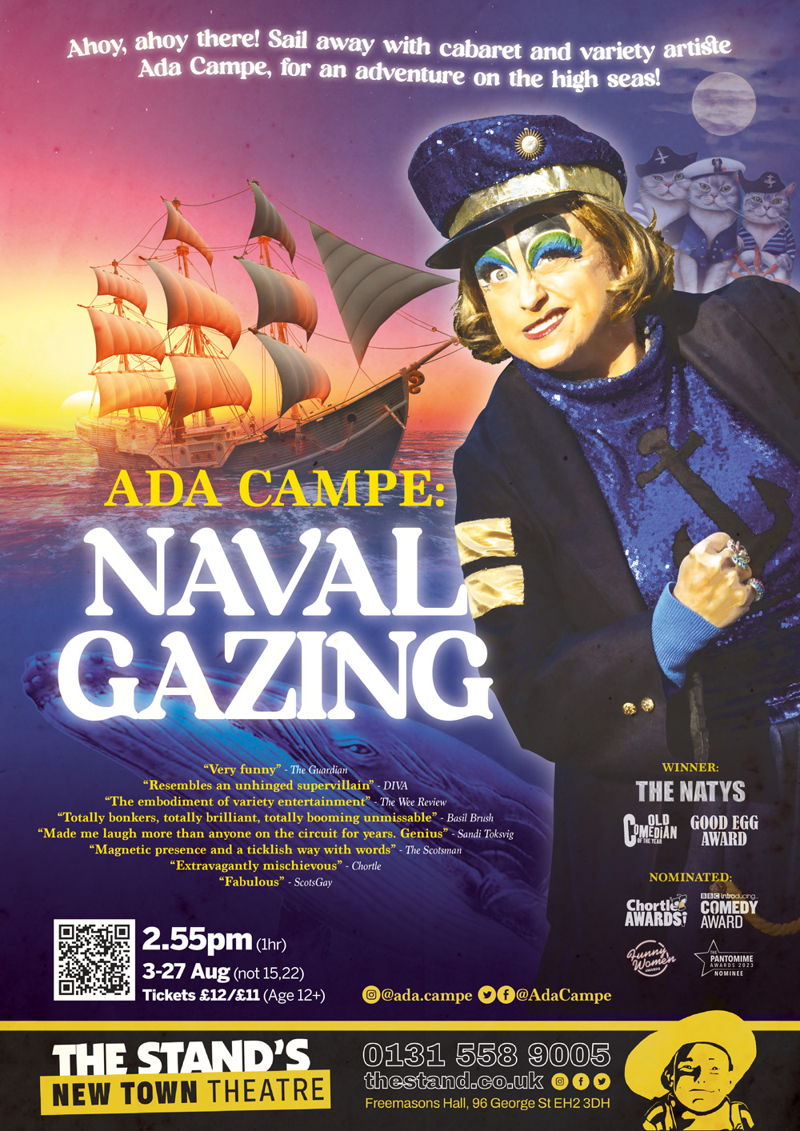 The poster for Ada Campe: Naval Gazing