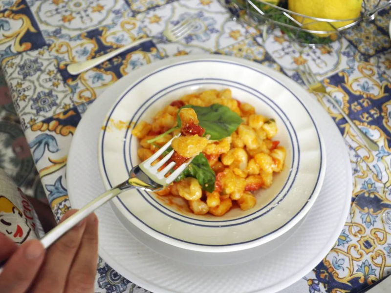 Cooking classes San Giorgio a Cremano: Taste of home with gnocchi, ravioli and semifreddo
