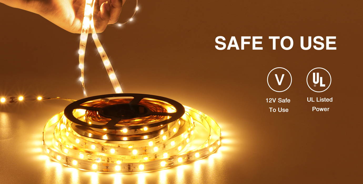 safety warm white led strips