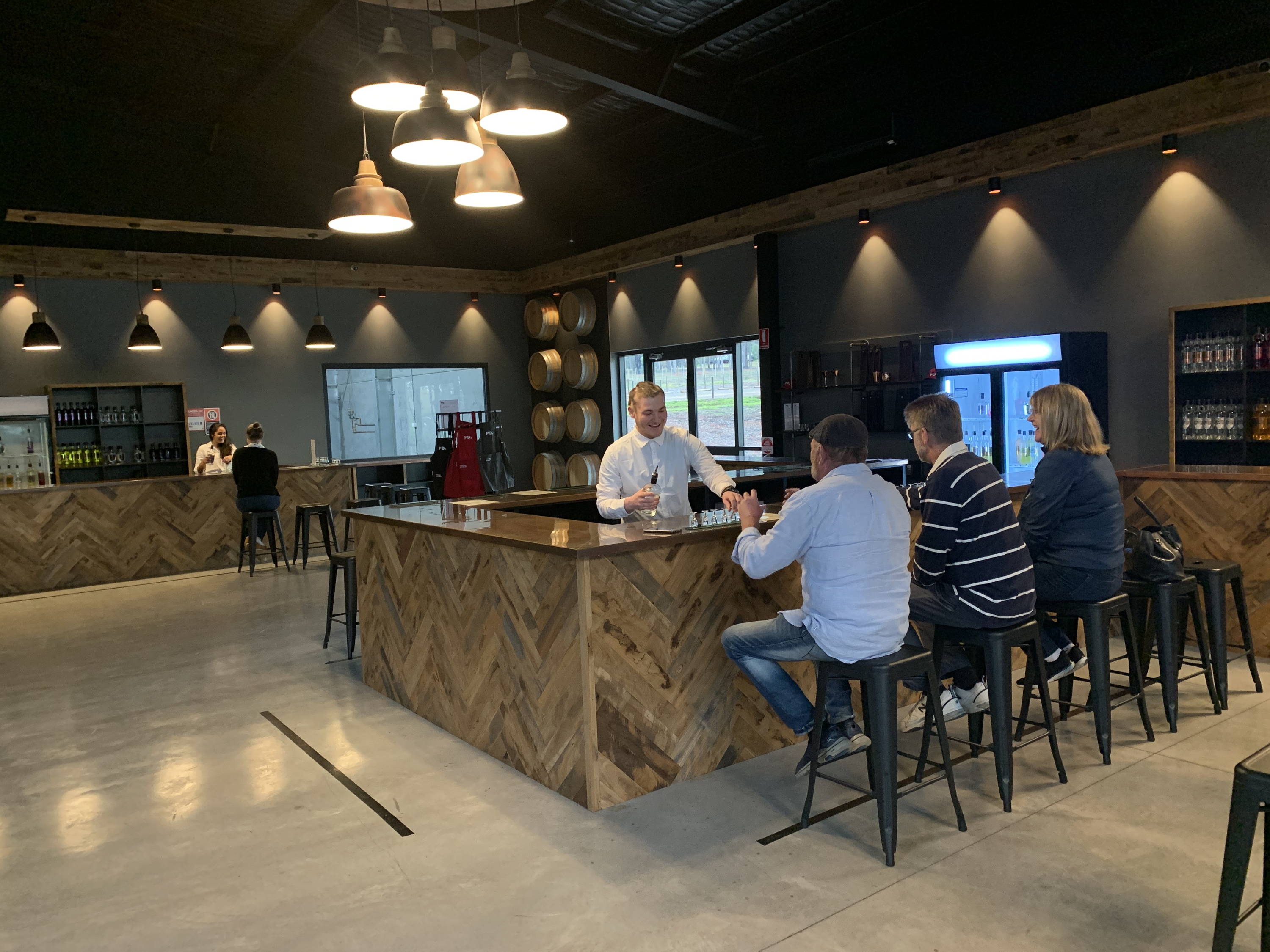 Inside the Distillery Tasting Room