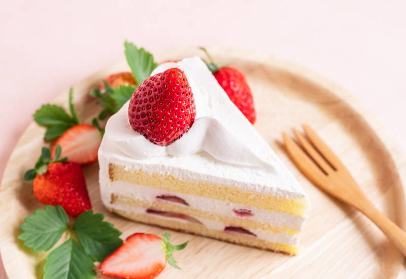 ショートケーキ 盛り付け