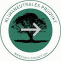 Logo klimaneutrales Produkt - Pacha Mama Bio Kaffee Peru