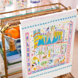 Miami Dish Towel | Florida Collection by catstudio