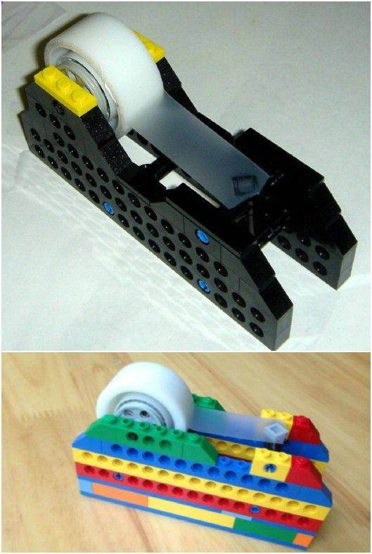 Awesome DIY Lego Lamp and DIY Lego Tape dispenser