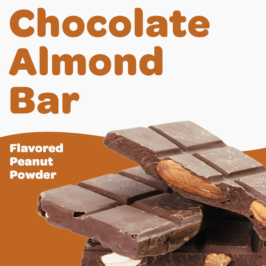 Flavored PBco Chocolate Almond Bar Peanut Powder