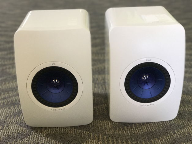 KEF LS50 speakers in mint condition