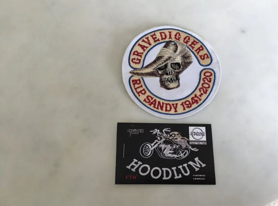 4 inch RIP SANDY HARBUTT sew on. Biker vest patch. - Image 4