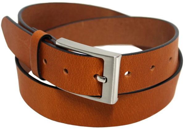 Quality Genuine Full Grain Leather Belt. Australian Seller. Colour: Tan. Style No: 45012. - Image 2