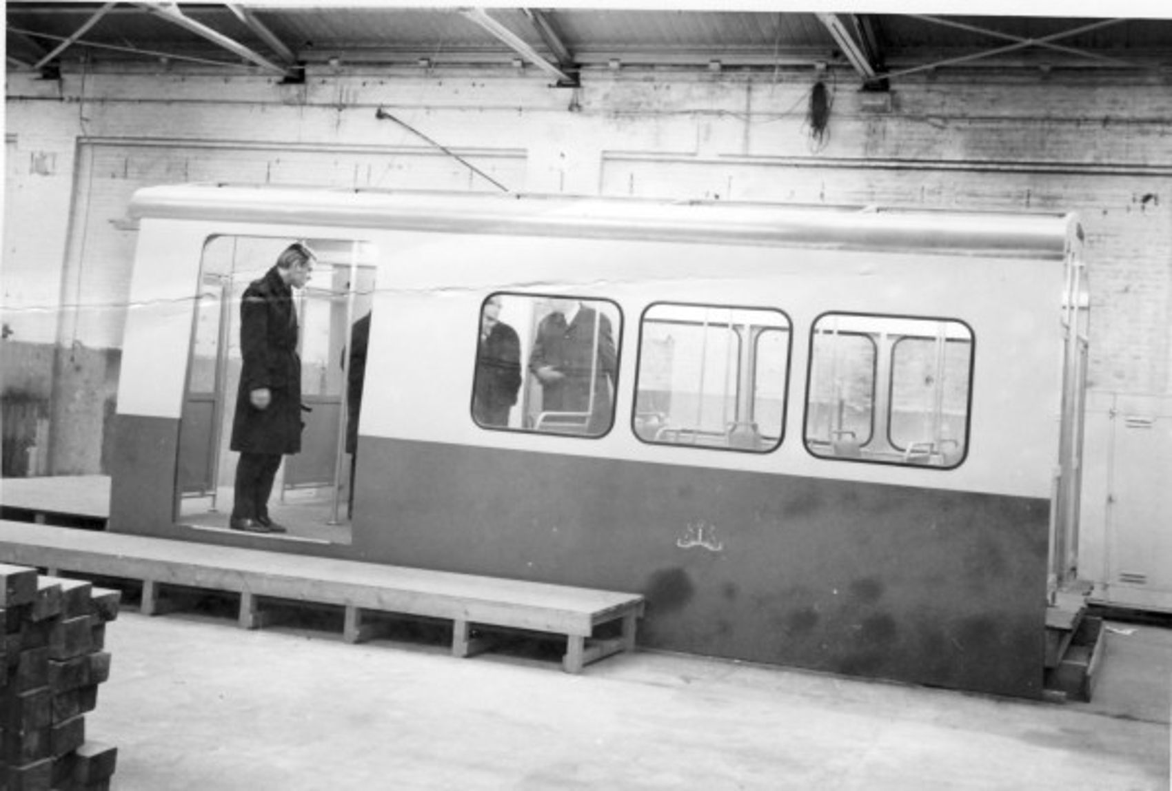 Mock-up in de Centrale Werkplaats in de Tollenstraat - 1968. 