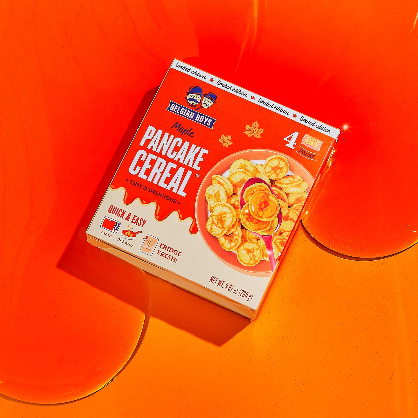 Belgian Boys Says ‘F*ck Pumpkin Spice Season, We’re Going Maple’ With Return of Pancake Cereal