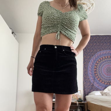 Cord Jupe Rock Skirt