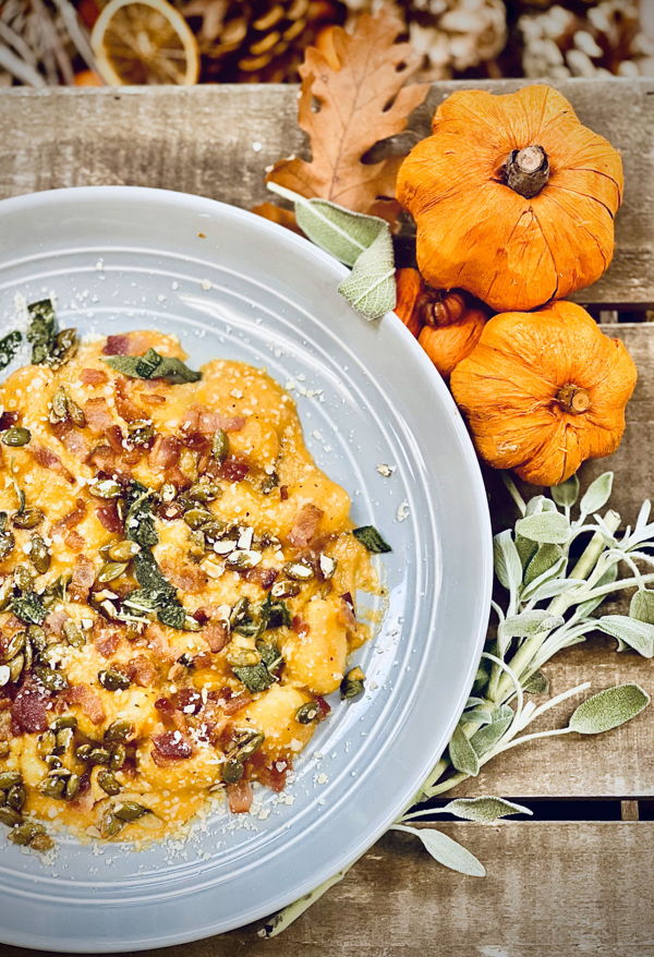 Photo of  Pumpkin Carbonara Gnocchi