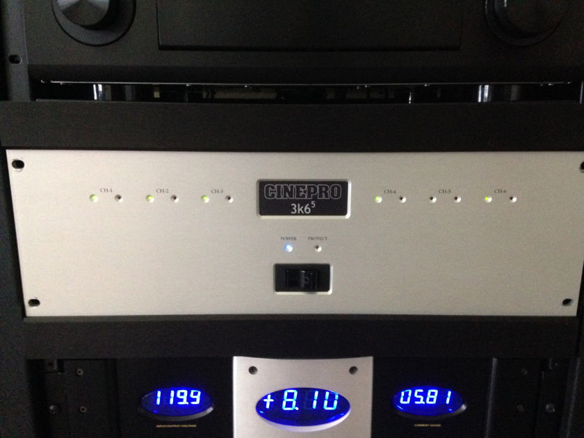 Cinepro 3k6-5 Powerful (6) Channel Home Theater Amplifier
