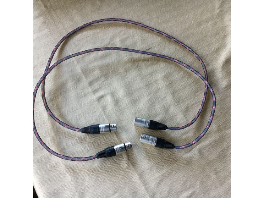 Black Mountain Cable Pinnacle Silver 1M interconnects