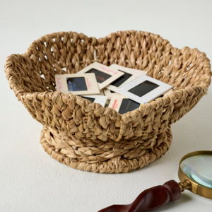 Solene Woven Scalloped Bowl