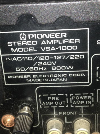 Pioneer vsa-1000