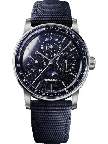 CODE 11.59 Perpetual Calendar White Gold / Aventurine