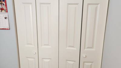 Installed interior door