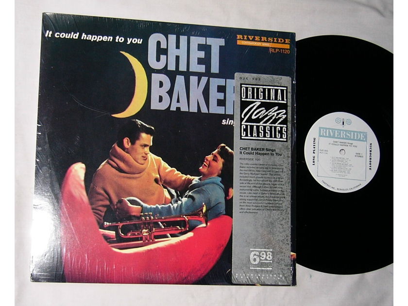 CHET BAKER LP-- - It could happen to you-- 1987 remastered Riverside album--in shrink
