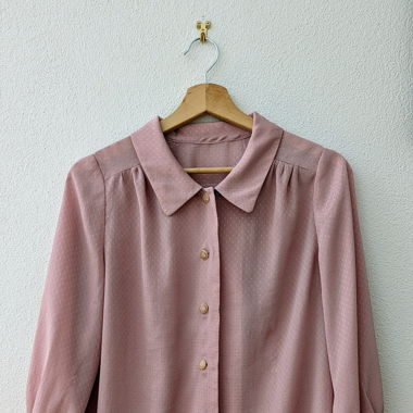 Pink vintage blouse